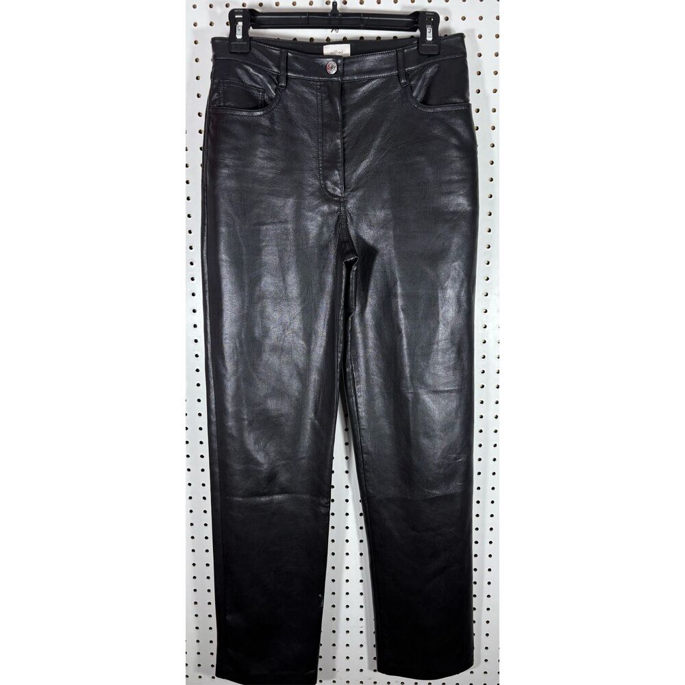 Wilfred Faux Leather pants size S
